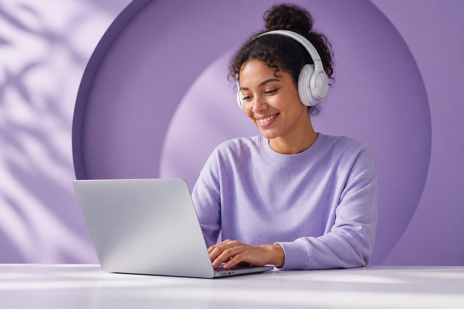 Customer using a laptop from NS Laptops and Computers